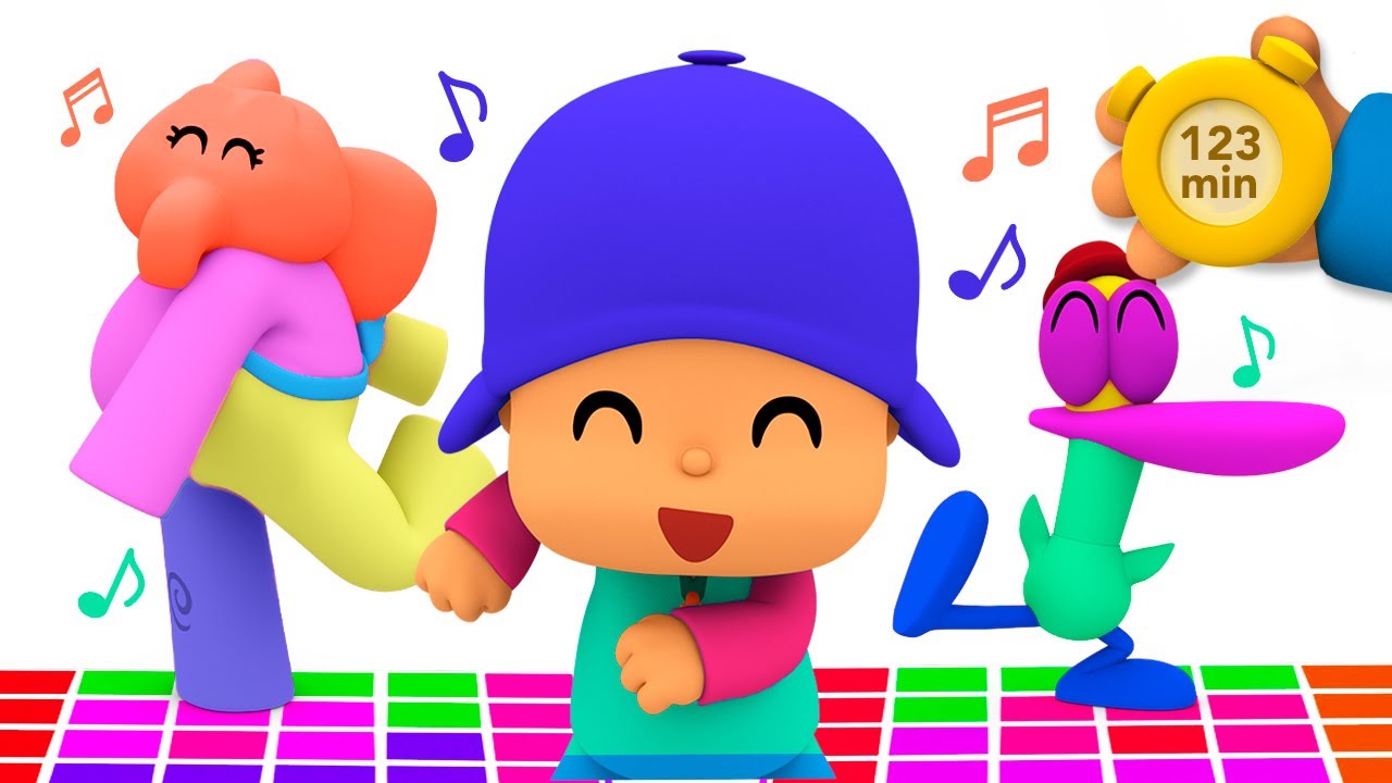 ✨POCOYO E NINA - Os Vídeos Com Mais Visualizações do  123 min  DESENHOS ANIMADOS para crianças 