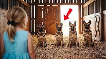 A Little Girl Finds Abandoned Dogs On Her Farm — And Is Stunned To Discover What They Really Were!