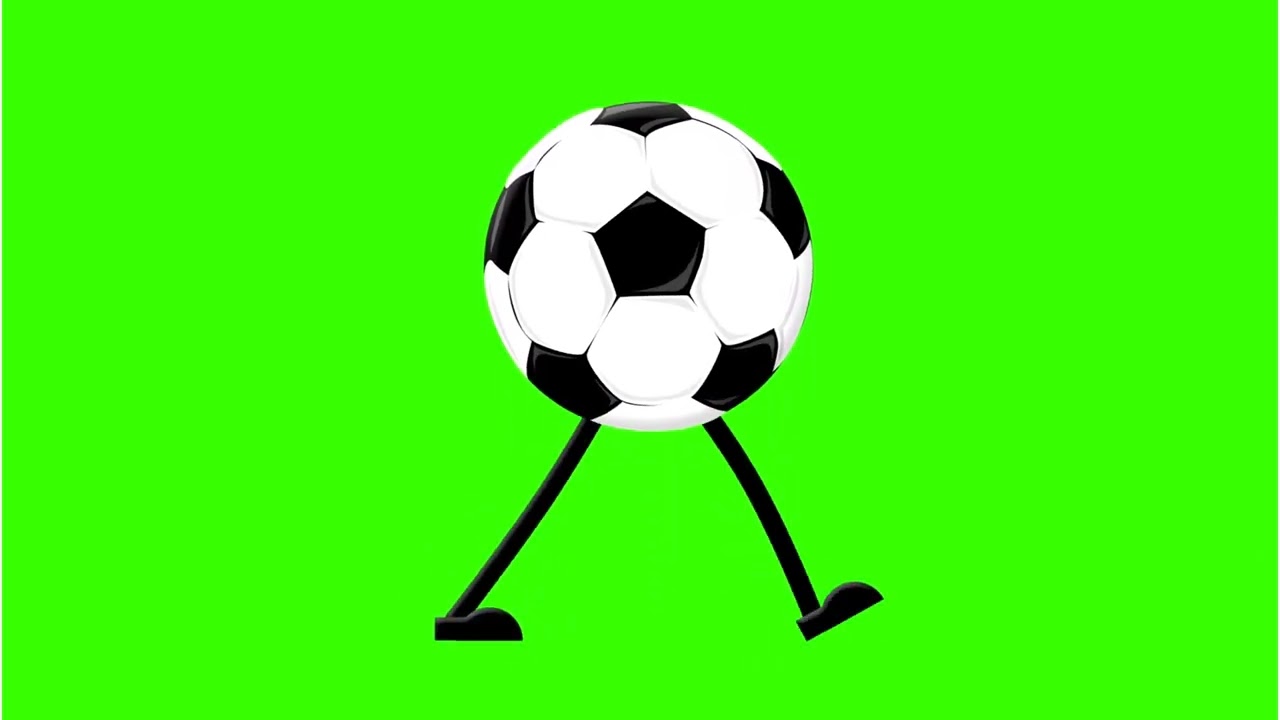 The soccer ball is coming ⚽ | green screen | footage | Animation | Download | №314