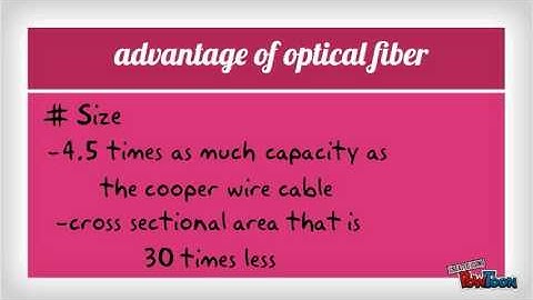 ADVANTAGES AND DISADVANTAGES OF OPTICAL FIBER AND