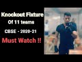 Knockout fixture of 11 teams physical education unit  1class12cbsc 202021planning in sports