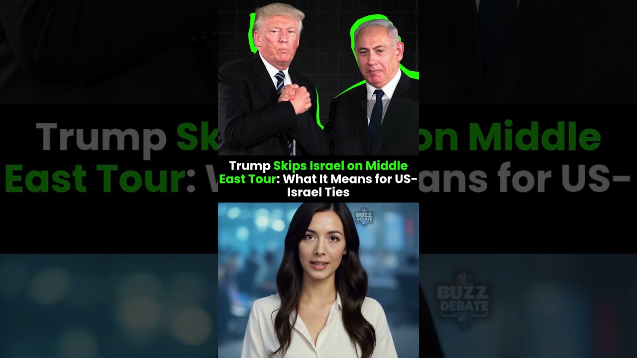 President Trump Skips Israel on Middle East Tour | US-Israel Ties 