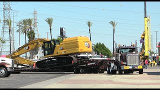 Marco Transport Peterbilt 367 Hauling A CAT 352 High On The Neck Of A 7-Axle Murray -- TFK 2024