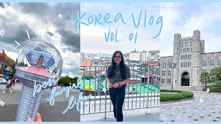 korea diaries | first week in korea &amp; seventeen ode to you concert vlog (korea university exchange)