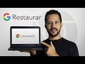 Como RESTAURAR Chromebook aos padrões de fábrica