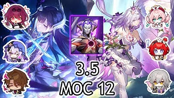 [Honkai: Star Rail] 3.5 Memory of Chaos / MoC 12: E0S1 Hysilens DoT & E0S1 Castorice