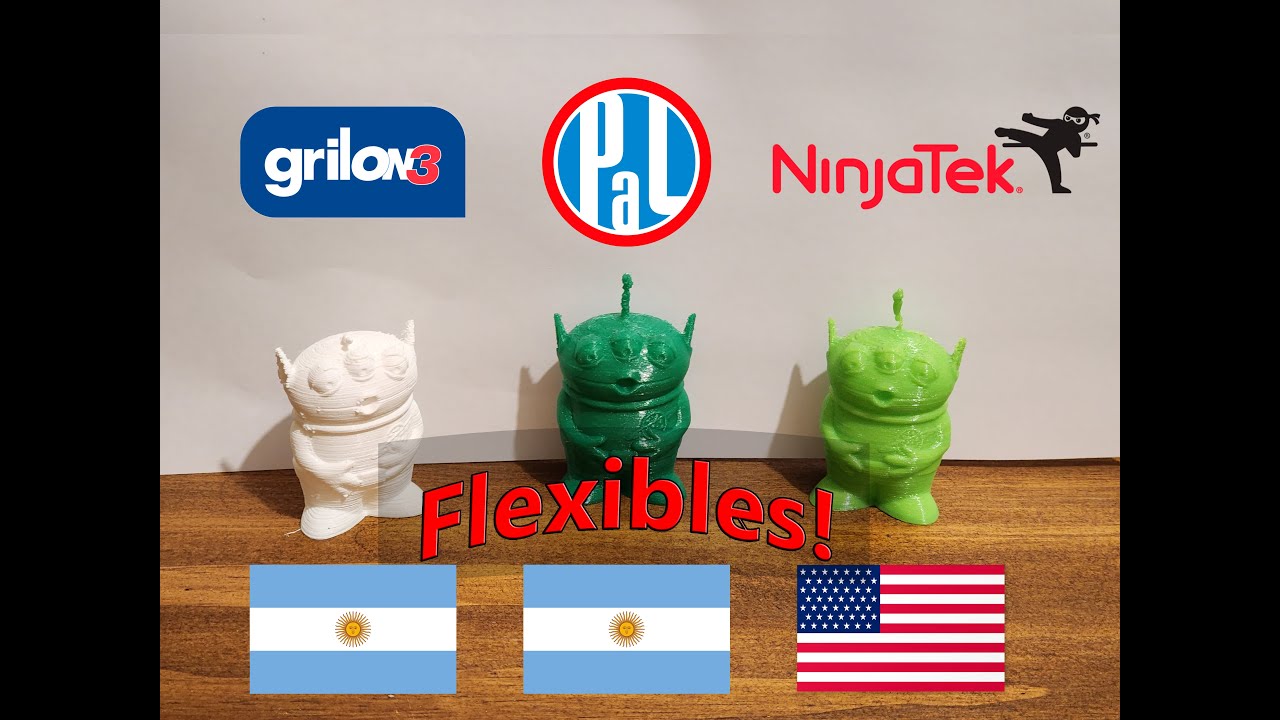 Compré un rollo de NinjaFlex y lo comparo con filamentos argentinos!