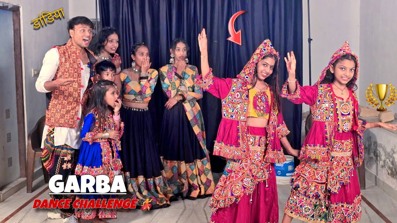 Garba Dance Challenge 💃 чемпион по танцам kon banega | Navratri ￼ специальный конкурс