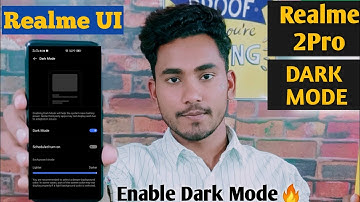 Realme 2Pro Dark Mode New Feature 🔥🔥 ||Realme 2Pro Dark Mode & New Home Screen Setting Realme UI