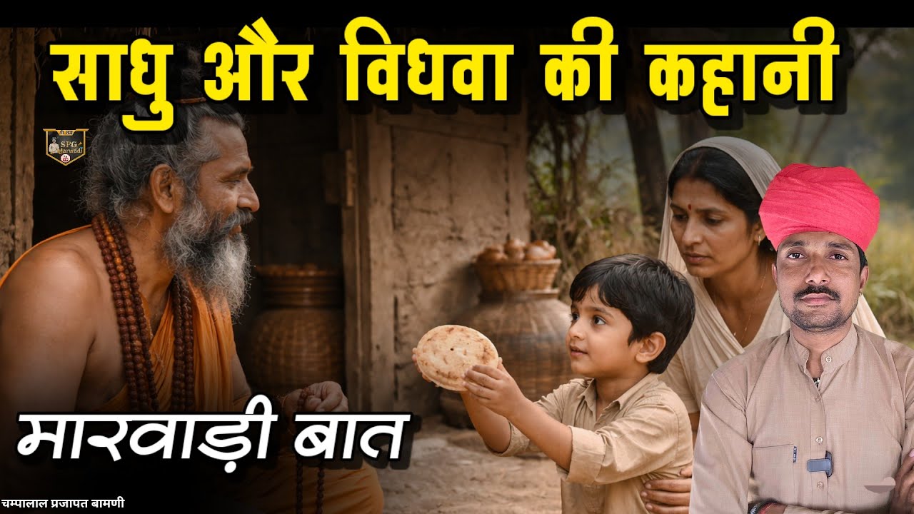 🛑साधु और विधवा स्त्री की मारवाड़ी बात || ज्ञान री बात || चम्पालाल प्रजापत बामणी 