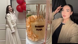 картинка: Айгуль Тәуіржанның Анасына Салон Ашқанына құттықтап торт жіберді😱Тәуіржан сыртта альфонс болып жүр🤔🫣