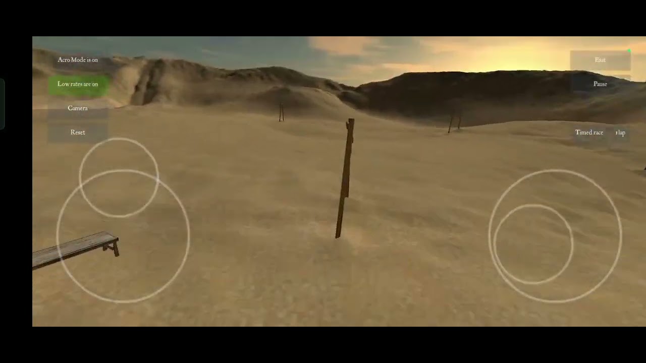 FPV simulator Freerider practice.  Getting better day by day