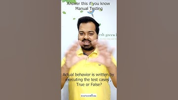 Test case template interview question | Actual Behavior vs Expected Behavior | SoftwaretestingbyMKT