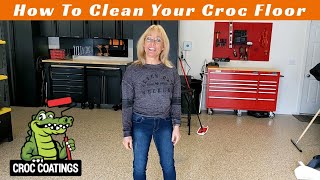How To Clean Your Croc Garage Floor By Penntek Industrial Concrete Coatings