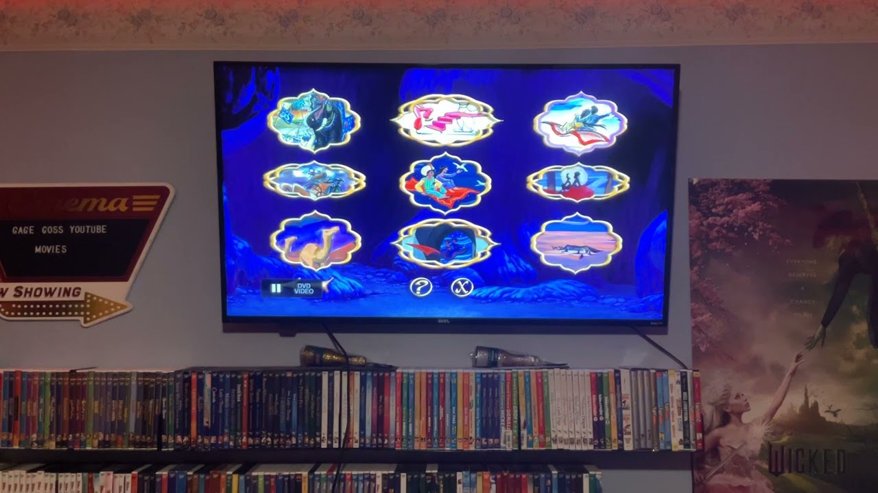 Menu walkthrough of Aladdin Special Edition 2004 dvd (Disc 2)