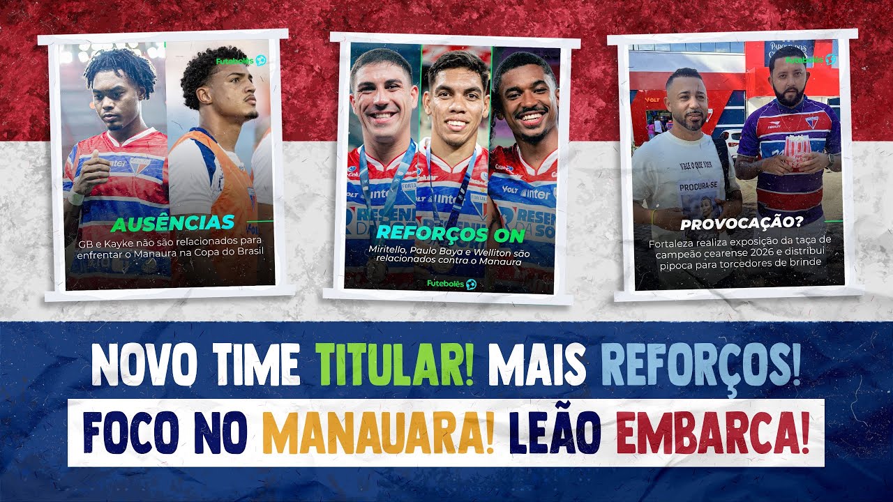 🚨 FOCO NO MANAUARA! MUDANÇAS NO TIME TITULAR! EMBARQUE PARA MANAUS! JOÃO RICARDO E NOVO ATACANTE! +