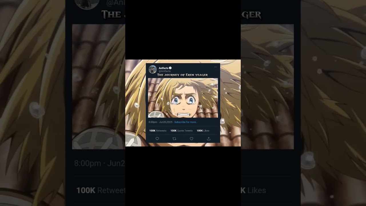 eren yeager / attack on Titan #erenyeager #animeshorts #animeaddicts #edit #viral 🚀