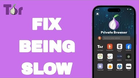 How To Fix And Solve Being Slow On Tor Browser App | Easy Fix