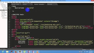 PHP tutorial - login by code  php  part 6 speak khmer