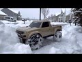 TRX-4 Plowing Snow