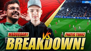 BEST PRO MATCH IN FIFA 20 ULTIMATE TEAM?! ** TEKKZ vs MSDOSSARY BREAKDOWN!