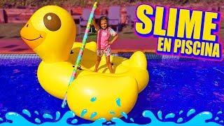 SLIME EN LA PISCINA!! Las Ratitas Pandilleras & ItarteVlogs