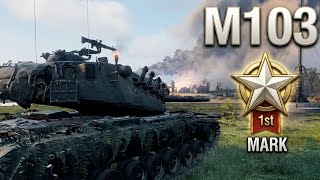 World of Tanks PC | M103 1v5 Village Brawl on Studzianki! (1st Mark)