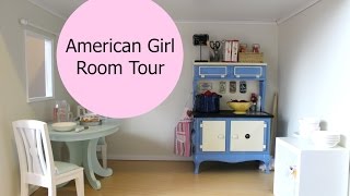 American Girl Doll Room Tour | 18-inch Dollhouse Kitchen