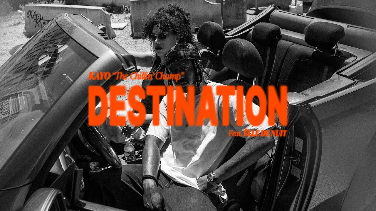 Watch Kayo "The Chillin' Champ" - DESTINATION (feat. Ëlle de nuit) (Visualizer) on YouTube Watch Kayo "The Chillin' Champ" - DESTINATION (feat. Ëlle de nuit) (Visualizer) on YouTube
