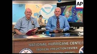 Hurricane Wilma preps, rough seas, satellite images