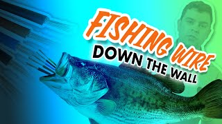 How to fish a wire down the wall