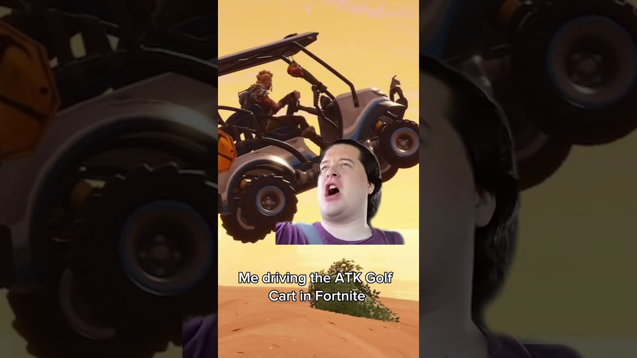 How I Feel Driving the ATK Golf Cart in Fortnite OG 