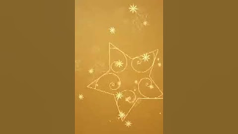 Christmas - Snowflakes Falling on Gold (VIDEO WALLPAPER)