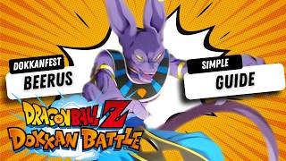 NEW SERIES AND CHANNEL UPDATE!!! INT DOKKANFEST BEERUS SIMPLE CHARACTER GUIDE & INFOGRAPHIC!!!