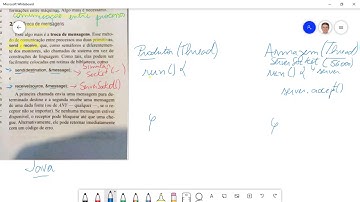 Programação Concorrente: Comunicação entre processos através de troca de mensagens (send/receive)