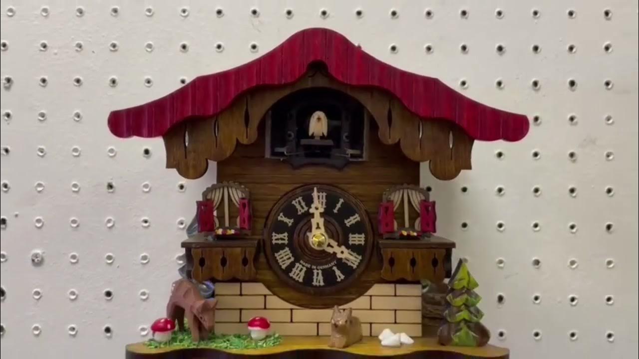 Electronic Cuckoo Clock 454QM YouTube