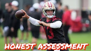 An Honest Assessment of 49ers QB Brock Purdy's Fourth Training Camp
