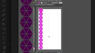 How I Created This Triangle Grid Pattern  Illustrator Speed Art #geometricart #illustratorart
