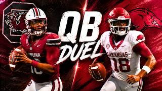 Will This QB Duel End Our Top 10 Run! | CFB 27 Arkansas Dynasty