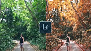 WOW! lightroom mobile orange forest tutorial (wonderland preset) #TutorialLightRoom screenshot 3