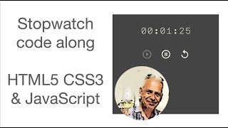 Code a javascript stopwatch