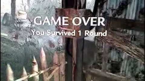 Call of duty 5 - shi no numa - 3rd person view glitch