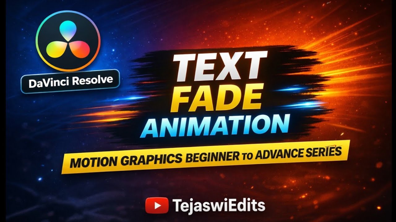 Text fade animation || Motion Graphics (Beginner to Advance Level ...