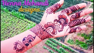 How to Make a Beautiful Henna Mehandi Designs, You Should Must Watch....!!