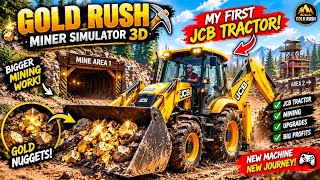 My First JCB Tractor! 🚜🔥 Bigger Mining & More GOLD 💰 | Gold Rush: Miner Simulator 3D screenshot 3
