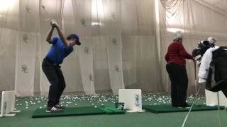 Awesome indoor golf! Max Dragon winter session at OAC complex