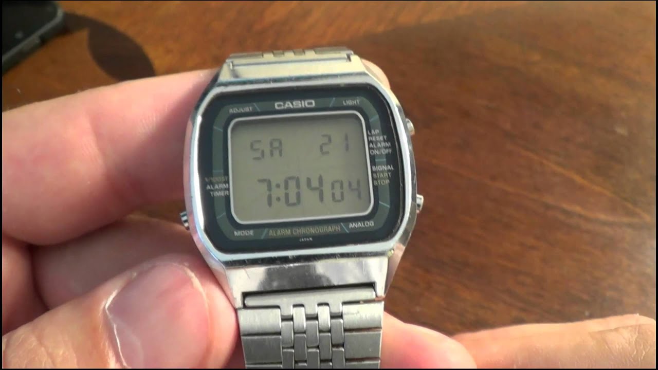 Casio A201 103 Blue Thunder Watch - YouTube