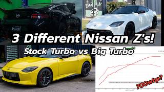 Best turbo upgrade for the Nissan Z? Stock vs VRX60B Turbos on VR30! Install + Dyno Tune
