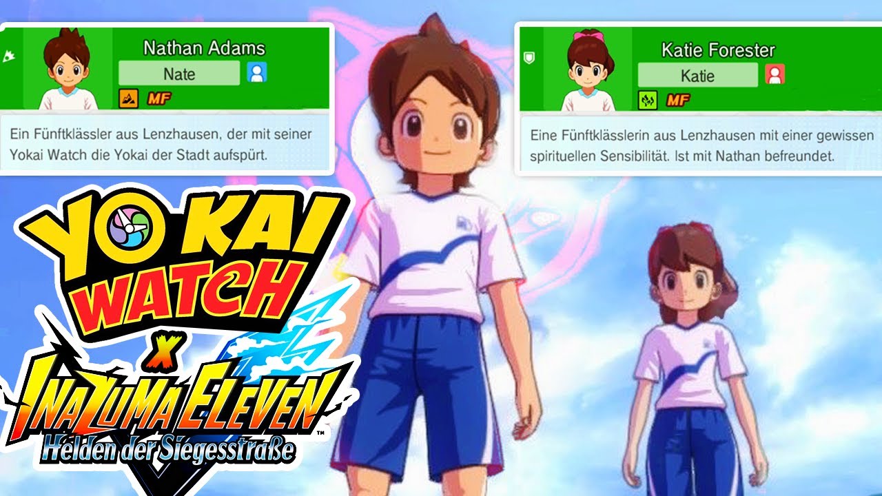 YOKAI WATCH Charaktere Nathan Adams & Katie Forester bekommen in ...