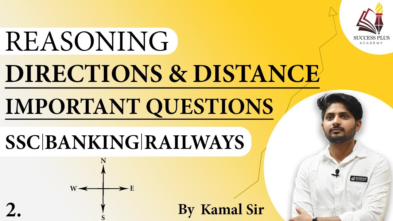 Directions and Distance I Important Questions I Part 2- Reasoning